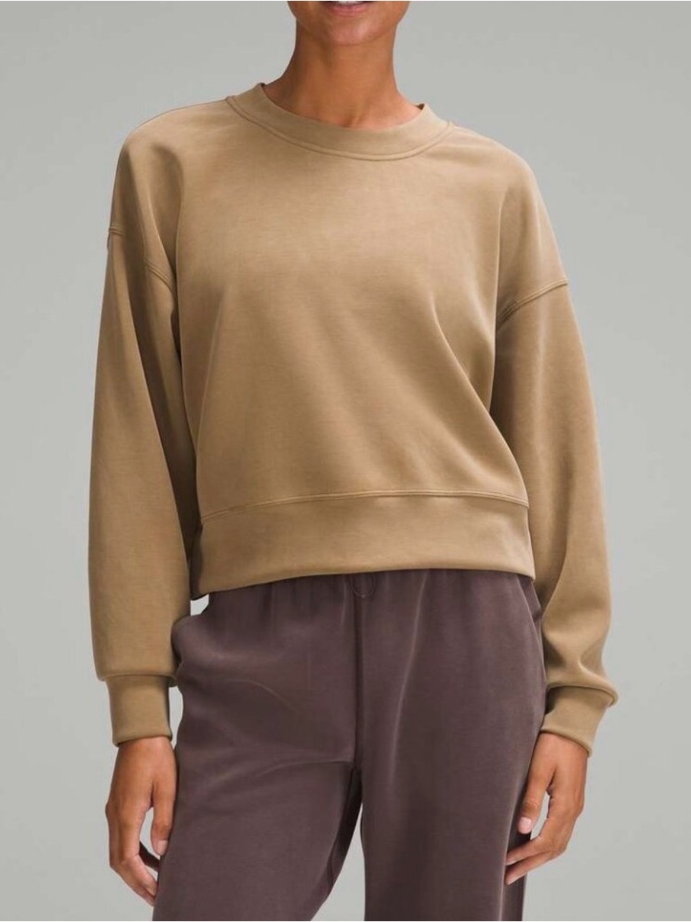 Lululemon Softstreme Perfectly Oversized Cropped Crew